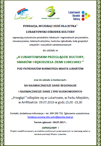 zaproszenie dla wystawców